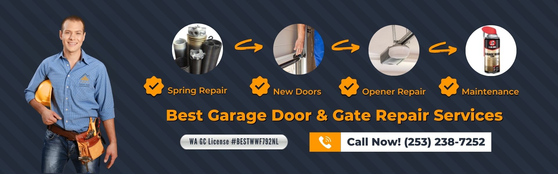 Best Garage Door & Gate Repair Services Of Puyallup - Banner